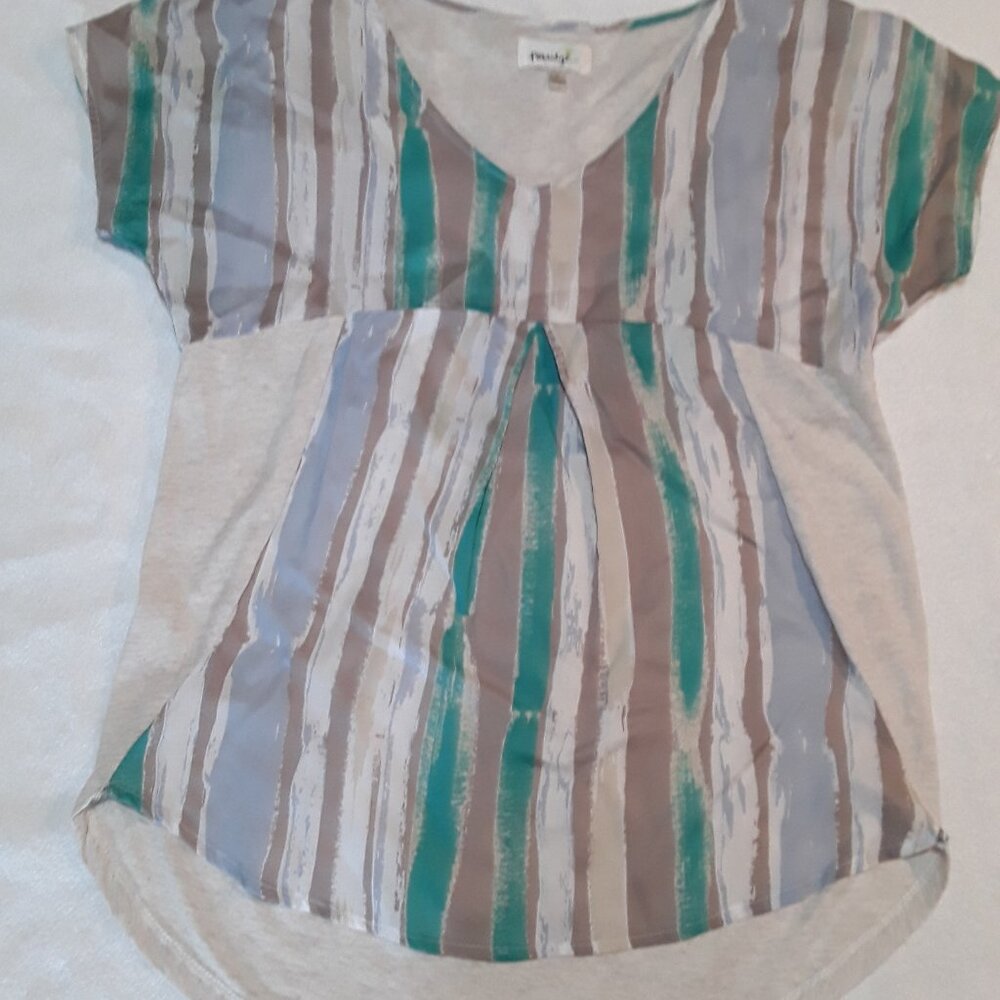 Beautiful new w/o tags tunic top Porridge designer at Anthropology - awesome col